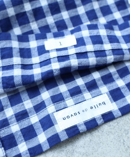 bulle de savon（ビュルデサボン）の「△トートバッグ(M)（トートバッグ・レディース・ネイビー系・FREE）」の3枚目の写真