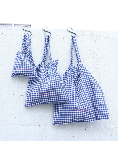 bulle de savon（ビュルデサボン）の「△トートバッグ(M)（トートバッグ・レディース・ネイビー系・FREE）」の2枚目の写真