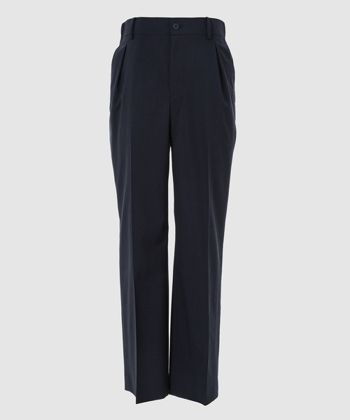 DIGAWEL（ディガウェル）の「In tuck pants（スラックス・メンズ・ネイビー/ブラック/チャコールグレー・2）」の3枚目の写真