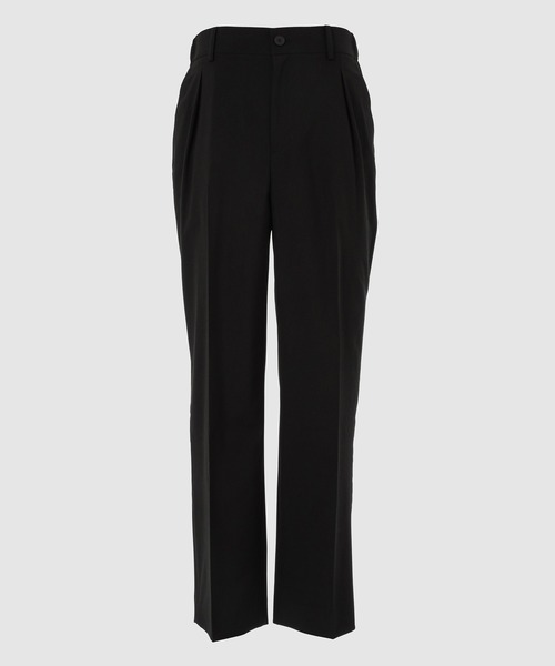 DIGAWEL（ディガウェル）の「In tuck pants（スラックス・メンズ・ネイビー/ブラック/チャコールグレー・2）」の2枚目の写真