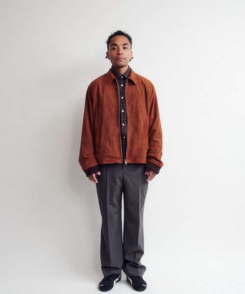 DIGAWEL（ディガウェル）の「In tuck pants（スラックス・メンズ・ネイビー/ブラック/チャコールグレー・2）」の4枚目の写真