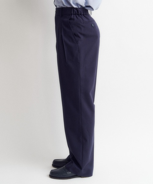 DIGAWEL（ディガウェル）の「In tuck pants（スラックス・メンズ・ネイビー/ブラック/チャコールグレー・2）」の7枚目の写真