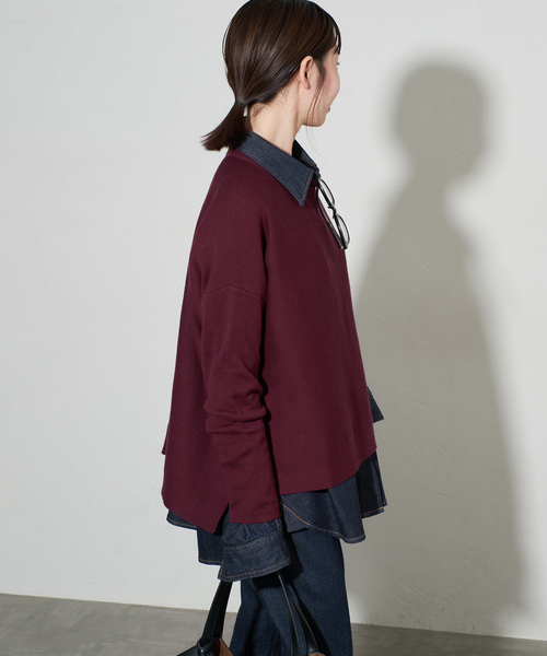 セットアップ対応可/WEB限定カラーあり》コットンダブルフェイスプル