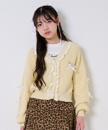 by LOVEiT | リボンポイントカーデTシャツセット(カーディガン/ボレロ)