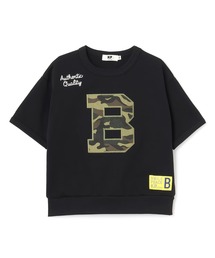 KP BOY | Bアップリケ 6分袖Tシャツ(Tシャツ/カットソー)