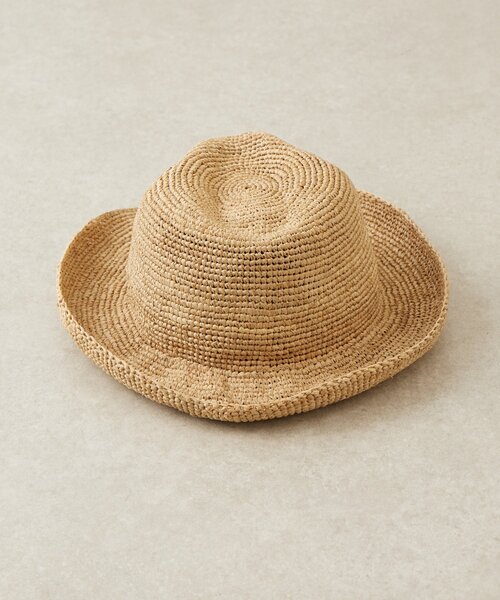 BEARDSLEY（ビアズリー）の「《a point etc》ラフィアハット（ハット・レディース・ブラック/グレー・FREE）」の8枚目の写真
