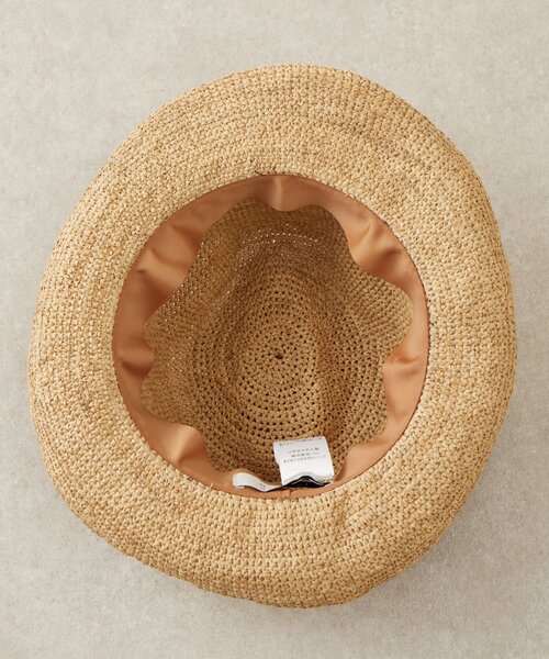 BEARDSLEY（ビアズリー）の「《a point etc》ラフィアハット（ハット・レディース・ブラック/グレー・FREE）」の10枚目の写真