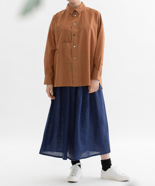 ノップドゥノッド（nop de nod）/ラミースクエアーポルカタックキュロットスカート ラミースクエアーポルカタックキュロットスカート（その他パンツ