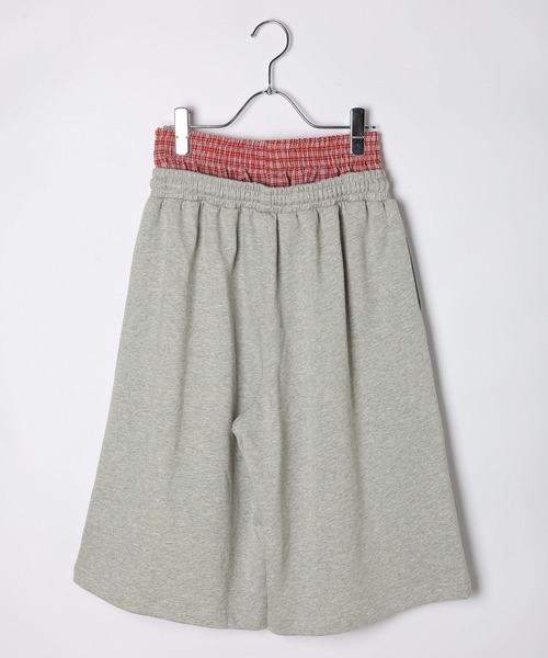 3.3 Field Trip (3.3フィールドトリップ)の「3.3 Field Trip/ダブルウエストスウェットハーフパンツ(スウェットパンツ・レディース・ブラック/グレー・FREE)」の3枚目の写真