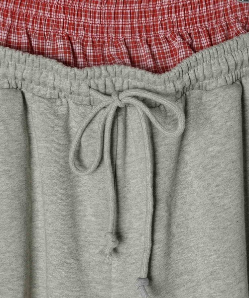 3.3 Field Trip (3.3フィールドトリップ)の「3.3 Field Trip/ダブルウエストスウェットハーフパンツ(スウェットパンツ・レディース・ブラック/グレー・FREE)」の8枚目の写真