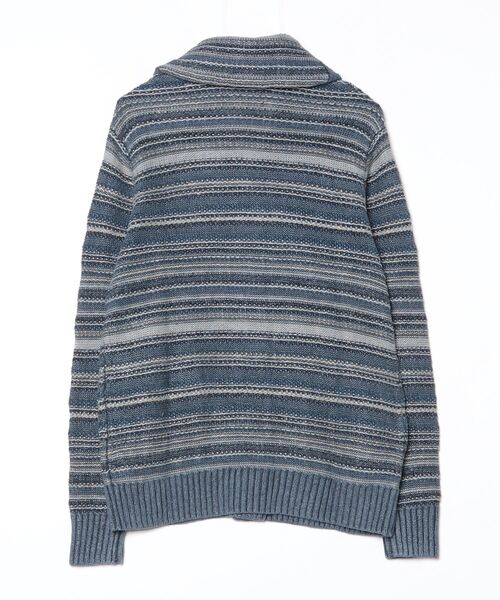 RRL(ダブル アール エル)の「インディゴ ストライプド リネンコットン カーディガン(カーディガン/ボレロ・レディース・ブルー・3/2/1/4)」の10枚目の写真