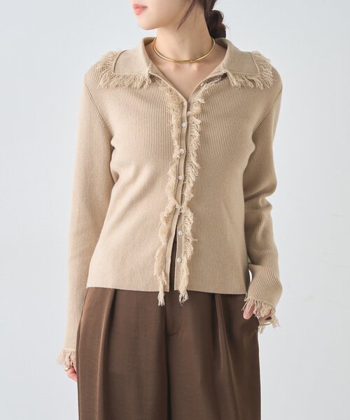 セール】フリンジカーディガン（カーディガン/ボレロ）｜SHENERY