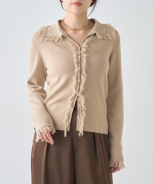 セール】フリンジカーディガン（カーディガン/ボレロ）｜SHENERY