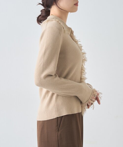 セール】フリンジカーディガン（カーディガン/ボレロ）｜SHENERY