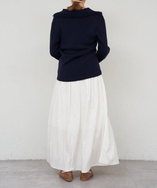 SHENERY（シーナリー）の「フリンジカーディガン（カーディガン/ボレロ・レディース・ネイビー/ベージュ・FREE）」の15枚目の写真