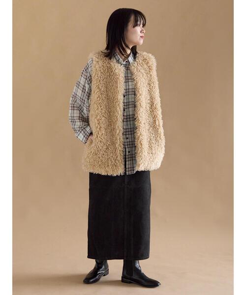 sm2rhythm（サマンサモスモスリズム）の「シアーチェックシャツ（シャツ/ブラウス・レディース・キナリ/イエロー/ブラック・F）」の15枚目の写真