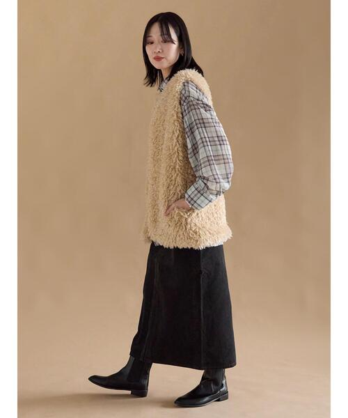 sm2rhythm（サマンサモスモスリズム）の「シアーチェックシャツ（シャツ/ブラウス・レディース・キナリ/イエロー/ブラック・F）」の16枚目の写真