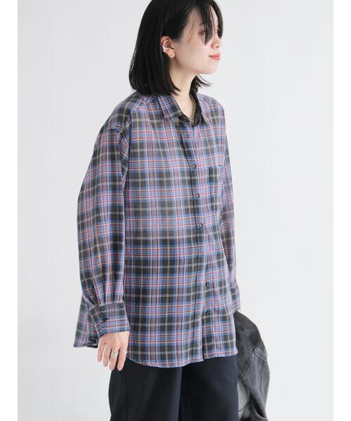 WINDANDSEA ミリタリー チェックシャツ 14020346-a.jpg