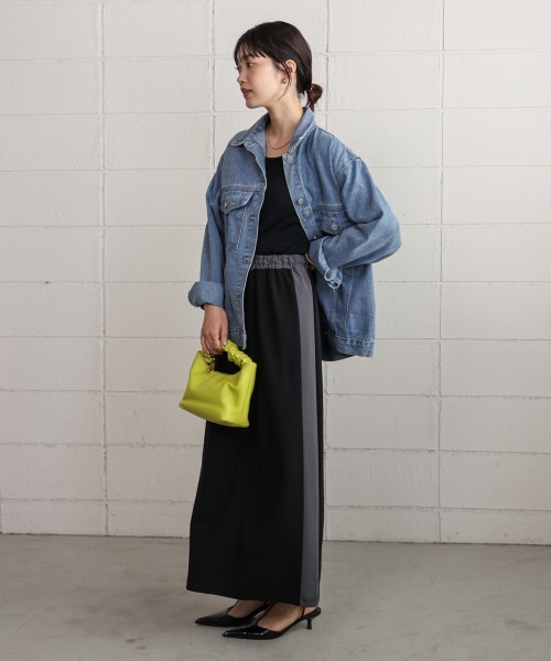 Bou Jeloud（ブージュルード）の「ビックポケットデニムシャツ（デニムジャケット・レディース・ブルー/ライトブルー/ブラック・FREE）」の20枚目の写真