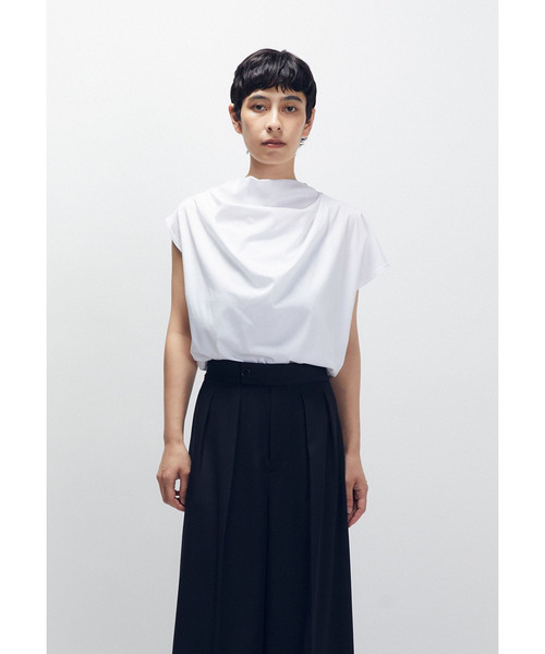 1er Arrondissement（プルミエアロンディスモン）の「ハイゲージコットンドレープＴ（Tシャツ/カットソー・レディース・ブルー系その他3/オフホワイト/グレー系その他7・FREE）」の2枚目の写真