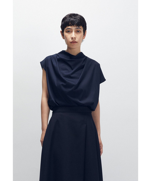 1er Arrondissement（プルミエアロンディスモン）の「ハイゲージコットンドレープＴ（Tシャツ/カットソー・レディース・ブルー系その他3/オフホワイト/グレー系その他7・FREE）」の3枚目の写真