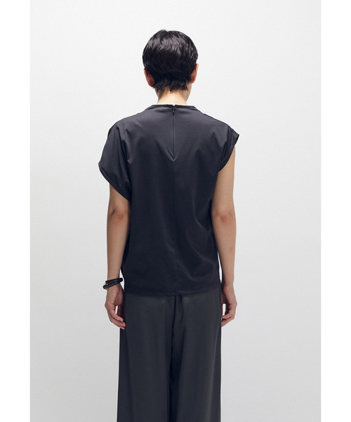 1er Arrondissement（プルミエアロンディスモン）の「ハイゲージコットンドレープＴ（Tシャツ/カットソー・レディース・ブルー系その他3/オフホワイト/グレー系その他7・FREE）」の6枚目の写真