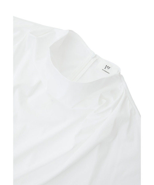 1er Arrondissement（プルミエアロンディスモン）の「ハイゲージコットンドレープＴ（Tシャツ/カットソー・レディース・ブルー系その他3/オフホワイト/グレー系その他7・FREE）」の9枚目の写真