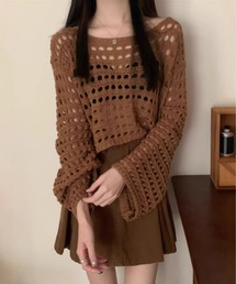 透かし編み ニット