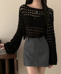透かし編み ニット