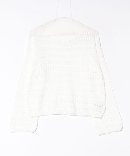 MAISON DE THERESE(メゾン ド テレーズ)の「透かし編み ニット(ニット/セーター・レディース・ブラウン/ブラック/アイボリー/カーキ・FREE)」の14枚目の写真