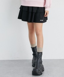 QUNTSTYLE（キュントスタイル）の「パンツインフリルスウェットミニスカート（女の子）（スカート・キッズ）」