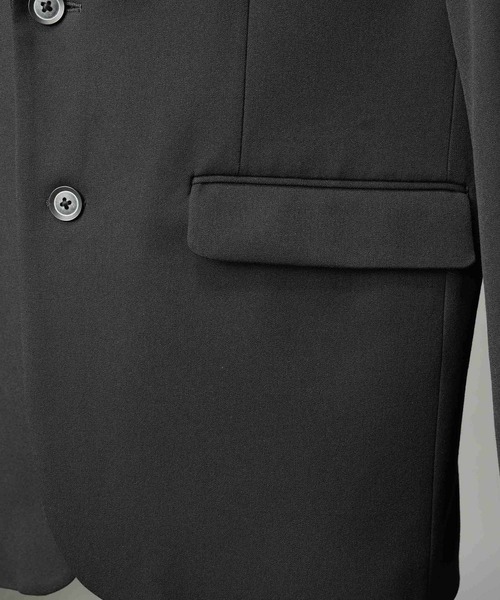 MAISON SPECIAL(メゾンスペシャル)の「《UNISEX》Wool Like Regular-Over Set Up/ウールライクレギュラーオーバーセットアップ【MAISON SPECIAL/メゾンスペシャル】(テーラードジャケット・メンズ・グレー/ネイビー/ブラック・2/1/0)」の17枚目の写真