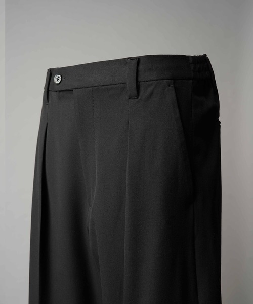 MAISON SPECIAL(メゾンスペシャル)の「《UNISEX》Wool Like Regular-Over Set Up/ウールライクレギュラーオーバーセットアップ【MAISON SPECIAL/メゾンスペシャル】(テーラードジャケット・メンズ・グレー/ネイビー/ブラック・2/1/0)」の22枚目の写真