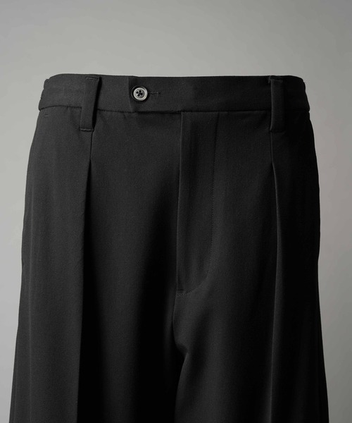 MAISON SPECIAL(メゾンスペシャル)の「《UNISEX》Wool Like Regular-Over Set Up/ウールライクレギュラーオーバーセットアップ【MAISON SPECIAL/メゾンスペシャル】(テーラードジャケット・メンズ・グレー/ネイビー/ブラック・2/1/0)」の21枚目の写真