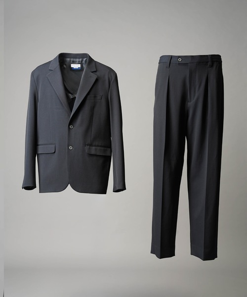 セール】《UNISEX》Wool Like Regular-Over Set Up/ウールライク