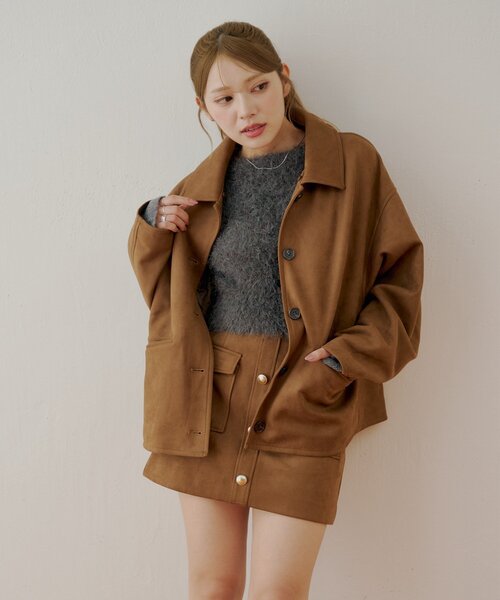 UNDERCOVER ブラウン　シャツジャケット　魔女期 UNDERCOVER ブラウンシャツジャケット魔女期