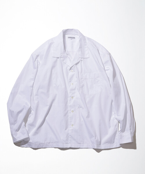 カウラムCAHLUMN COTTON LINEN PULL OVER SHIRT CAHLUMN/Linen Open Collar Shirt｜Daytona Park(FREAK'S STORE