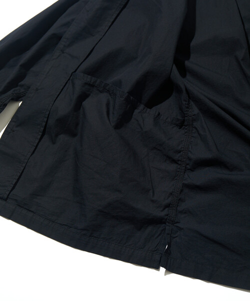 CAHLUMN/カウラム Magazine Pocket Broadcloth Open Collar