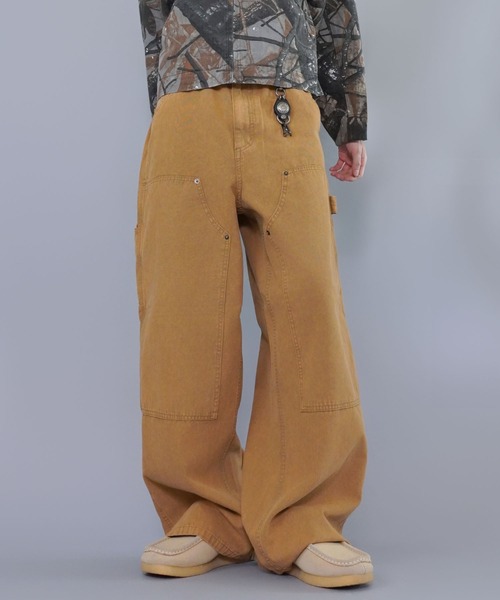 ダックバギーパンツ/ダブルニー/ワイドシルエット（その他パンツ