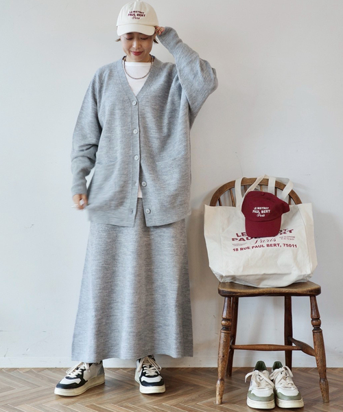 JOURNAL STANDARD LUXE（ジャーナルスタンダード　ラックス）の「ボイルメリノウールカーディガン（カーディガン/ボレロ・レディース・ホワイト/チャコールグレー/ブラック・FREE）」の18枚目の写真