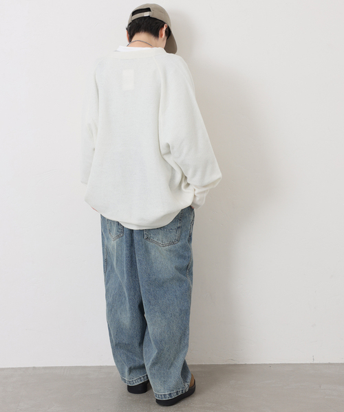 JOURNAL STANDARD LUXE（ジャーナルスタンダード　ラックス）の「ボイルメリノウールカーディガン（カーディガン/ボレロ・レディース・ホワイト/チャコールグレー/ブラック・FREE）」の19枚目の写真