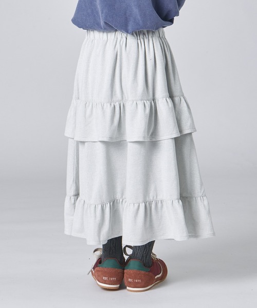 pairmanon（ペアマノン）の「アソート ティアード フリル スカート（スカート・キッズ・ホワイト/ブラック/ピンク系その他/ブラック系その他・S/M/L）」の16枚目の写真