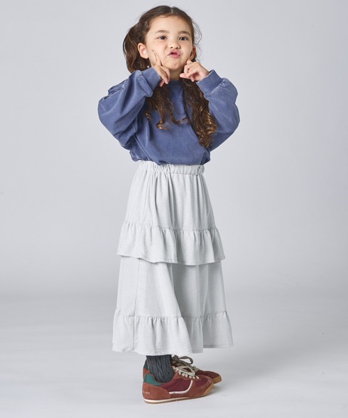 pairmanon（ペアマノン）の「アソート ティアード フリル スカート（スカート・キッズ・ホワイト/ブラック/ピンク系その他/ブラック系その他・S/M/L）」の17枚目の写真