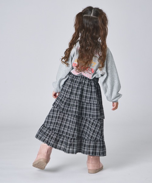 pairmanon（ペアマノン）の「アソート ティアード フリル スカート（スカート・キッズ・ホワイト/ブラック/ピンク系その他/ブラック系その他・S/M/L）」の10枚目の写真