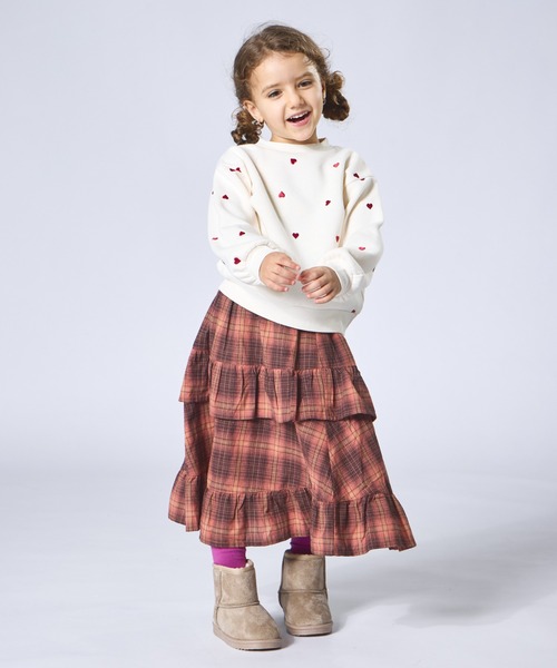 pairmanon（ペアマノン）の「アソート ティアード フリル スカート（スカート・キッズ・ホワイト/ブラック/ピンク系その他/ブラック系その他・S/M/L）」の21枚目の写真