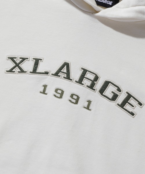 XLARGE(エクストララージ)の「1991 HOODED SWEATSHIRT(パーカー・メンズ・ブラック/オフホワイト/オリーブ・S/M/L/XL)」の11枚目の写真