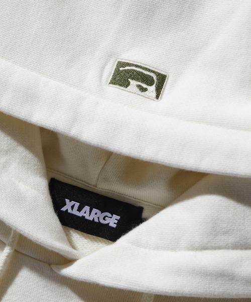 XLARGE(エクストララージ)の「1991 HOODED SWEATSHIRT(パーカー・メンズ・ブラック/オフホワイト/オリーブ・S/M/L/XL)」の13枚目の写真