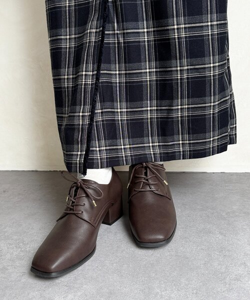 Chez toi(シェトワ)の「レースアップブーティー(ブーツ・レディース・ブラック/ダークブラウン・MEDIUM/LARGE)」の15枚目の写真