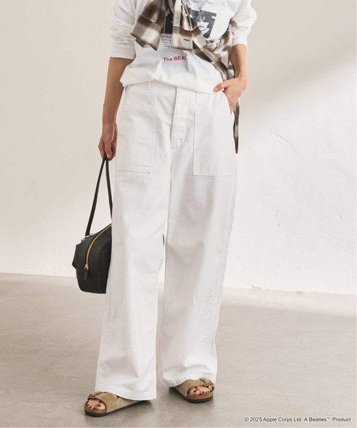 ≪追加≫ミリタリースラブバックサテンベイカーパンツ 2（カーゴパンツ