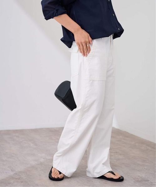 ≪追加≫ミリタリースラブバックサテンベイカーパンツ 2（カーゴ